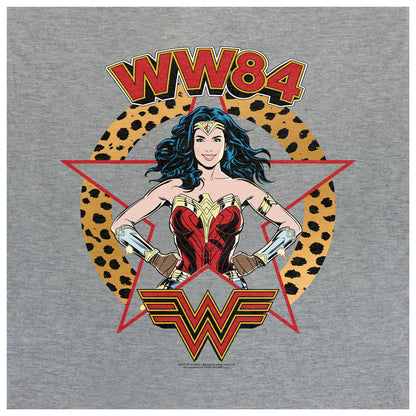 Wonder Woman Leopard Print Ladies T-Shirt