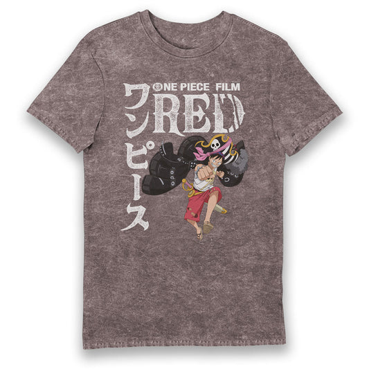One Piece Film Red Luffy Eco Wash Adults T-Shirt