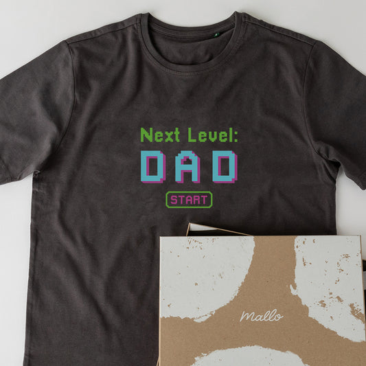 ‘Next Level Dad’ Cotton Tshirt For Gaming Lovers