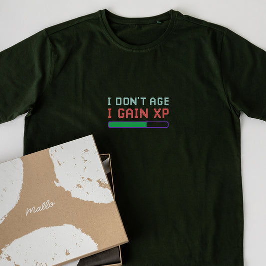 'I Don’t Age I Gain XP' Gaming T-Shirt