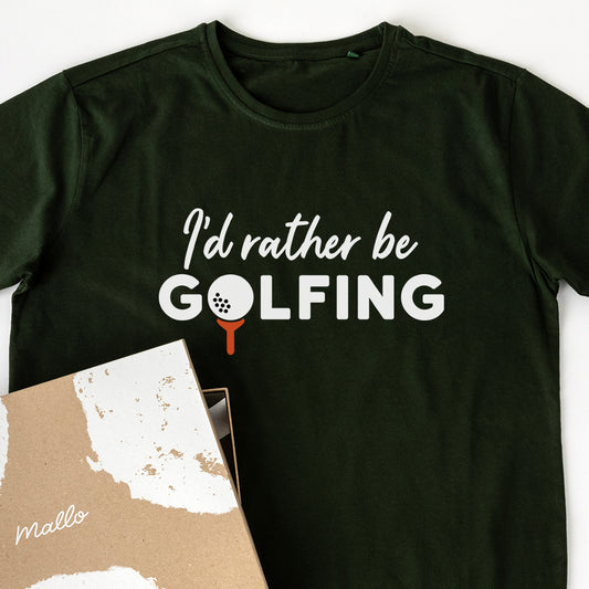 'I'd Rather Be Golfing' Cotton T-Shirt