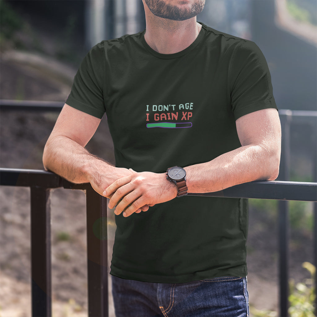 'I Don’t Age I Gain XP' Gaming T-Shirt