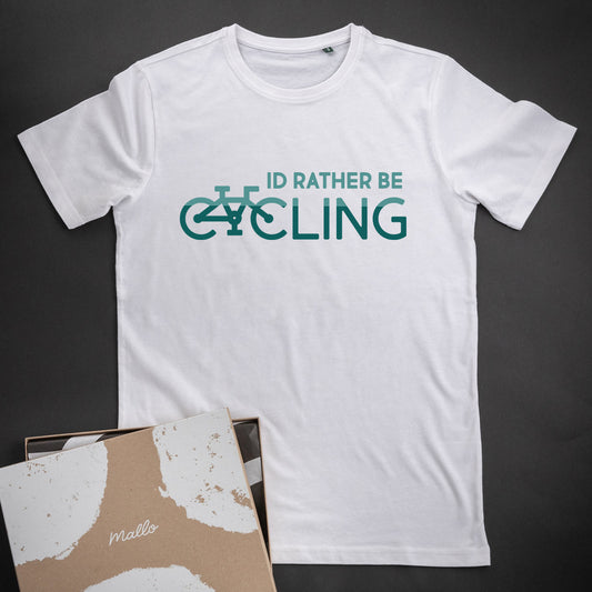 'I'd Rather Be Cycling' Cotton T Shirt