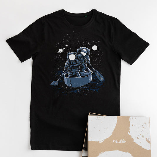 Space Themed Graphic Cotton T Shirt